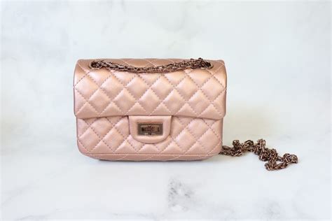 chanel reissue rose gold